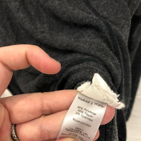 WASHED & worn by planet blue pullover top - Picture 7 of 9